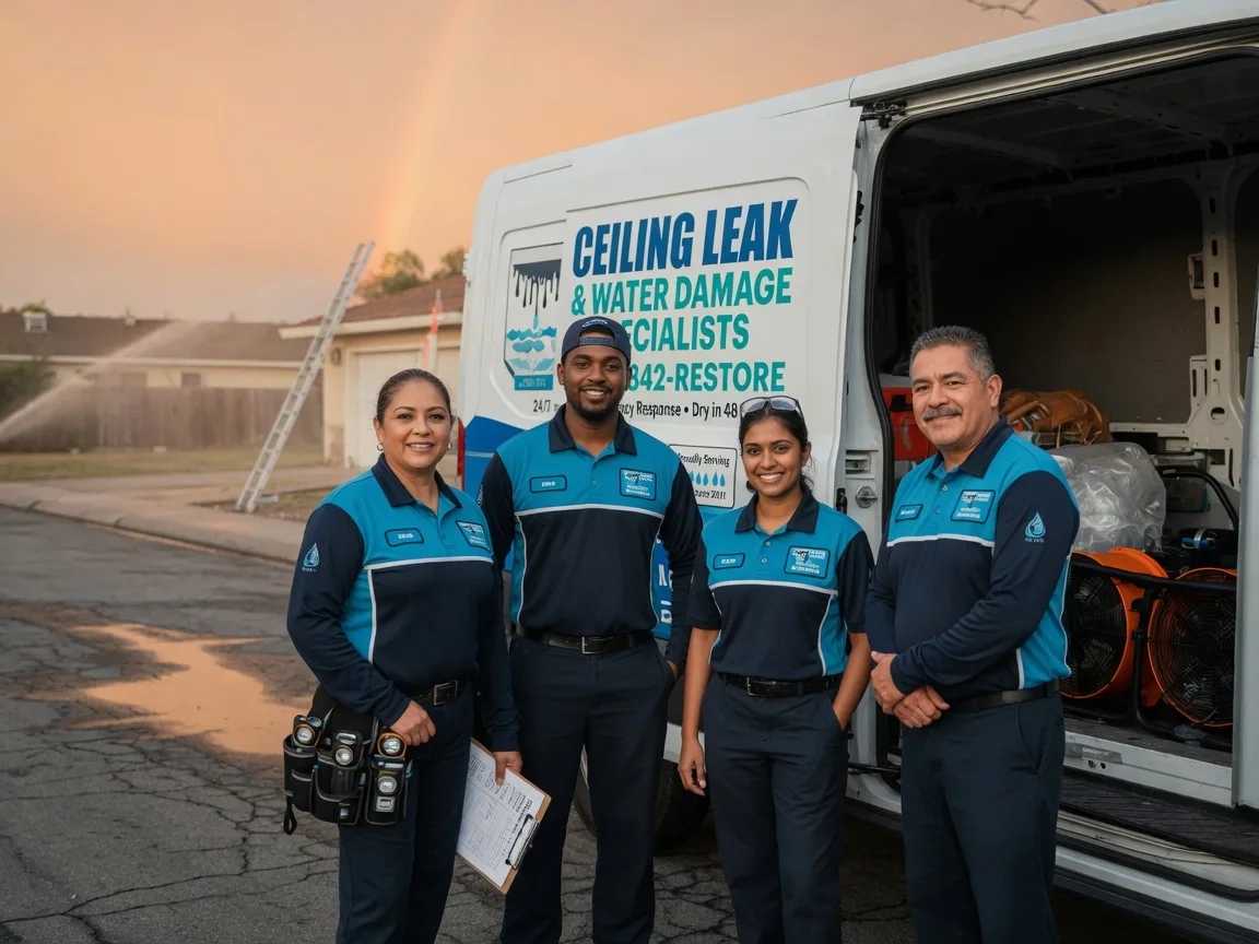 Ceiling Leak Cleanup company in East Springfield, PA